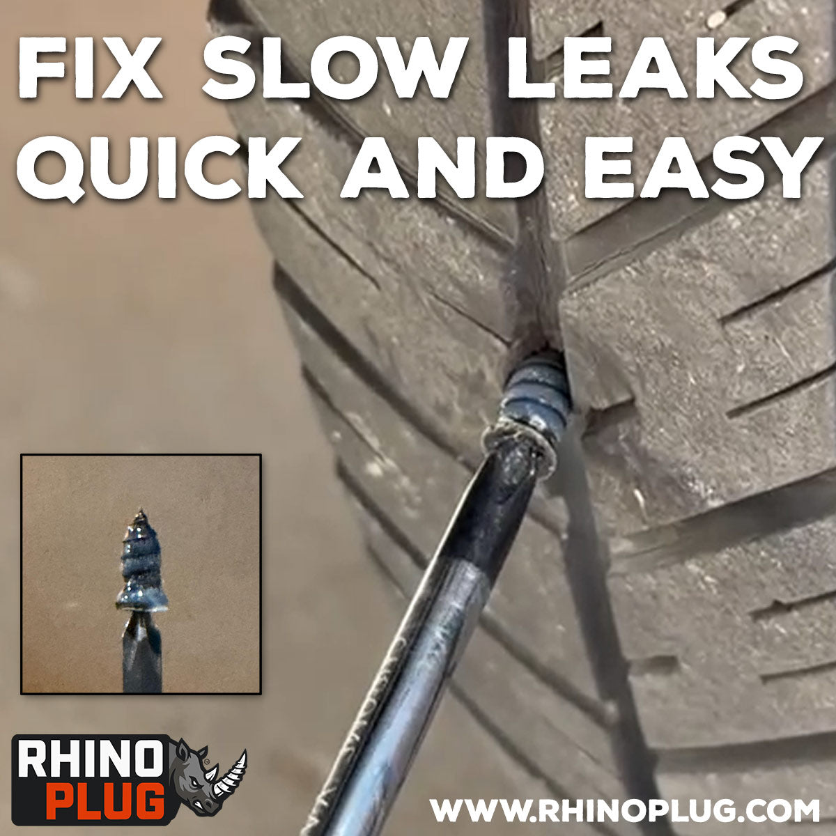 Tire Repair Screw - Fastest and Cheapest Puncture Repair Kit